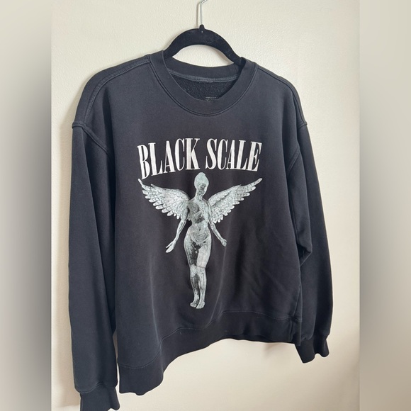 Black Scale Nirvana Crewneck Size Small - Picture 1 of 2